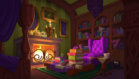 Magician's Room Environment Design